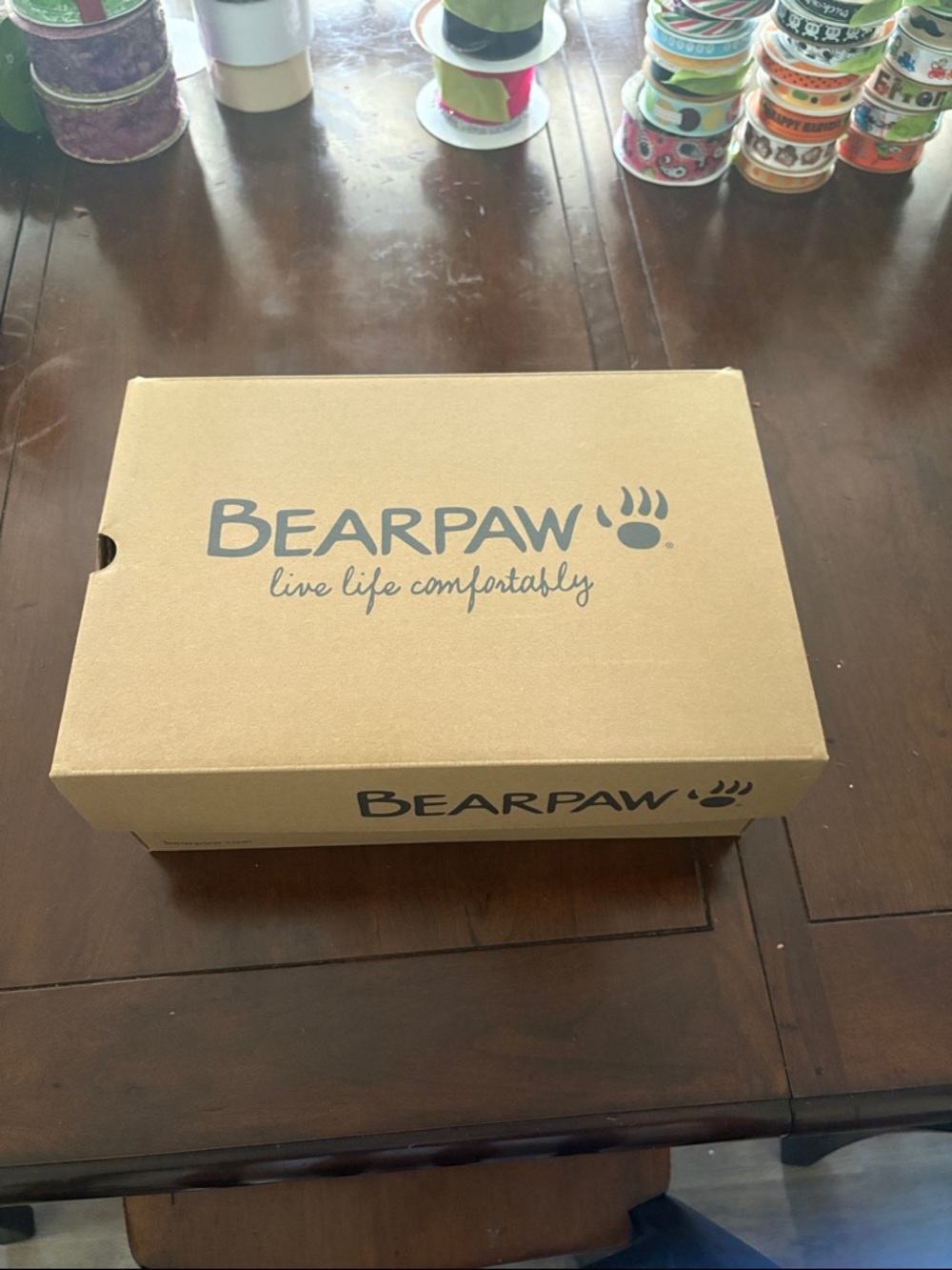 BearPaw Chestnut Slip-On Shearling Clog